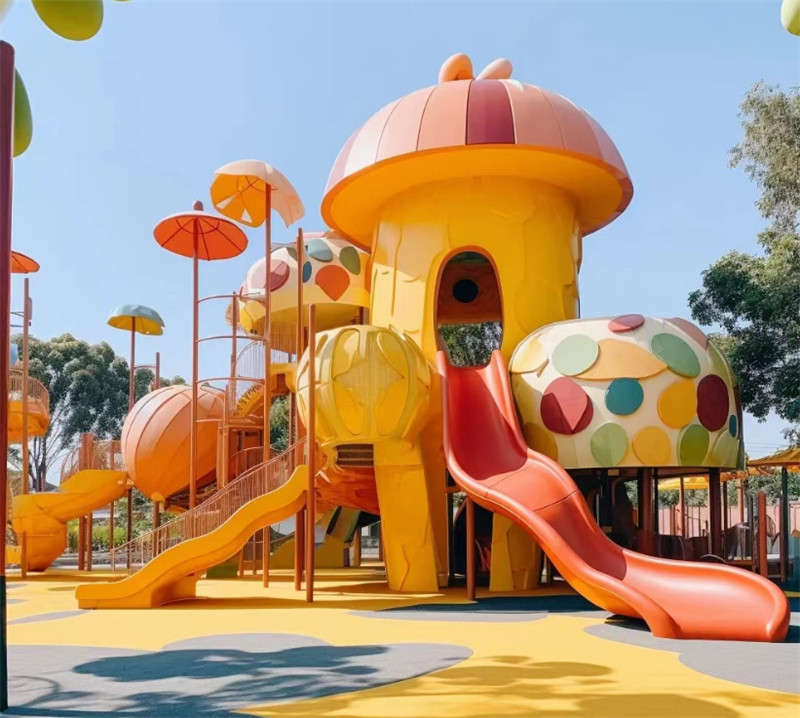 郑州PA捕鱼游乐设备-木质组合滑梯设备-上街木质组合滑梯