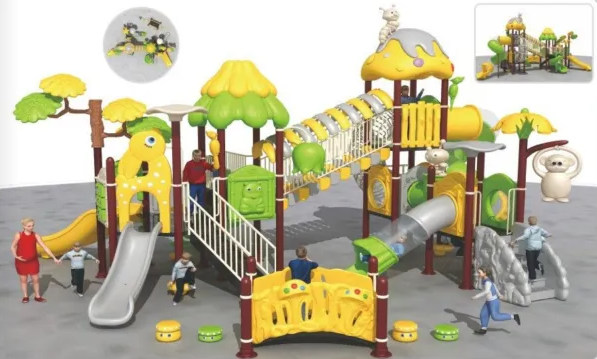 塑料组合滑梯公司-南宁塑料组合滑梯-PA捕鱼儿童游乐