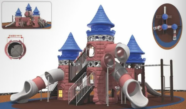 兰州塑料组合滑梯-PA捕鱼游乐-塑料组合滑梯价格